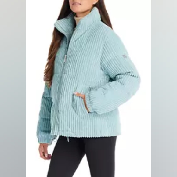 Koolaburra by UGG Corduroy Puffer Jacket in Mint - Women's Size XL - Picture 4 of 14